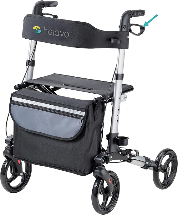 Helavo Spare Part: Brake Lever with Brake Cable for Helavo H1010 Walker Series