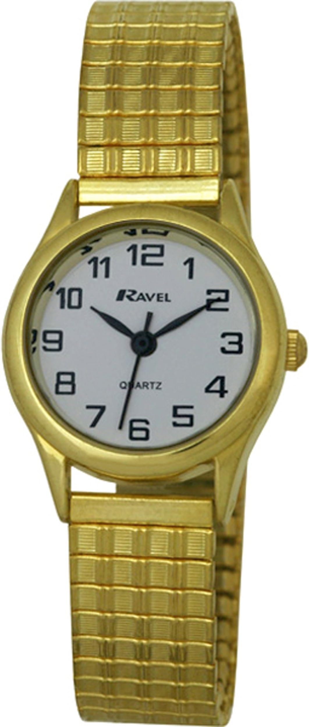 Ravel Women's Traditional Watch with Clear Numeral Dial on Expander