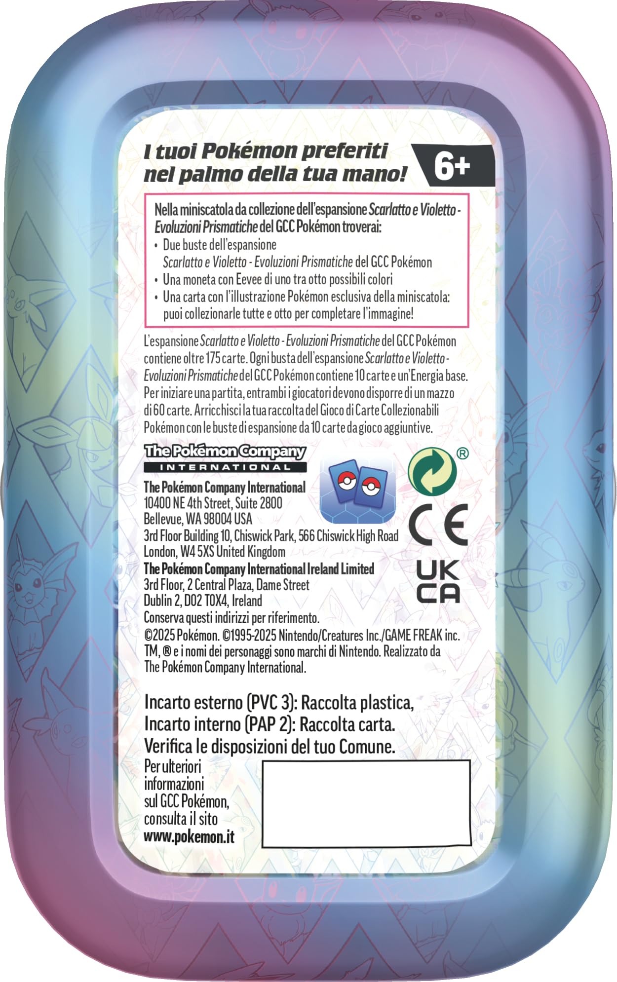 Pokémon TCG - Caja colectora Flareon Scarlet & Violetto Expansion