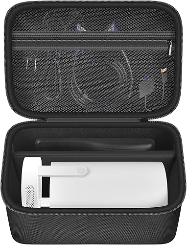 Miniatura 9 de Mini proyector compatible con Magcubic para Alwtniet para Limimart para Aubor para proyector portátil HIPPUS soporte 4K 1080P, organizador de