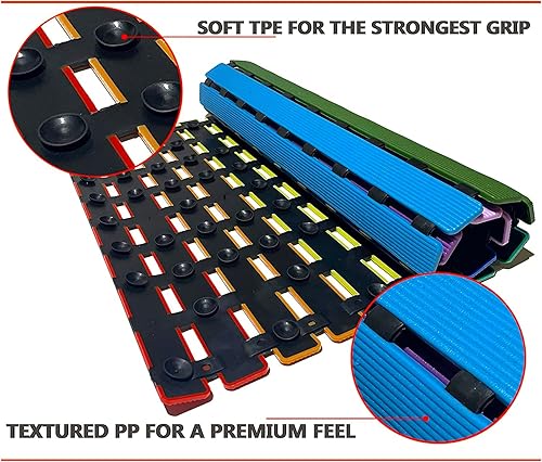 Miniatura 2 de Tapete antideslizante para bañera Tapete de ducha de doble capa con ventosas Construcción EZ-Dry No tóxico, BPA, látex, ftalatos, libre de PVC