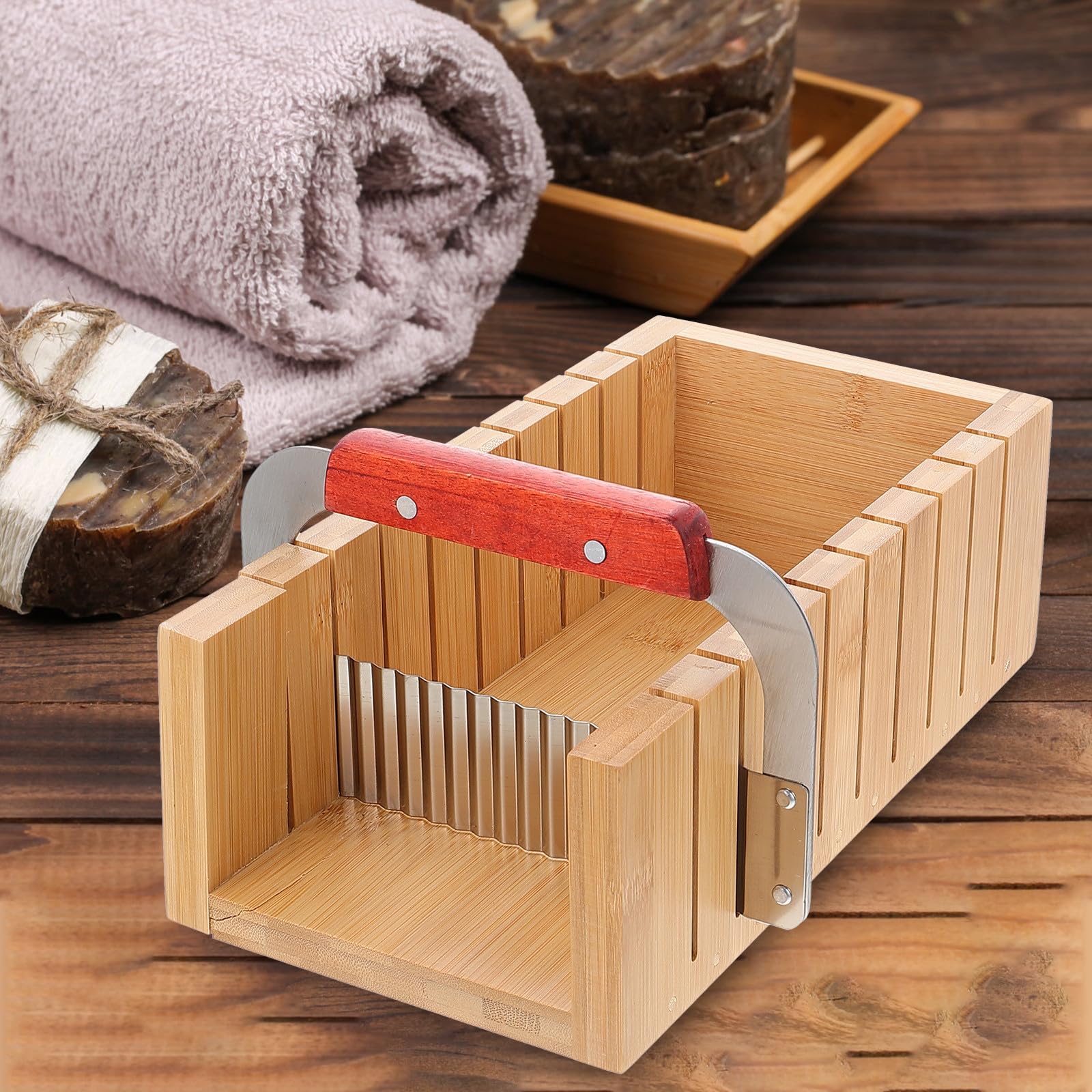 Coupe-savonnette en Bois Multi-rainures Couteau, pour Usage Professionnel