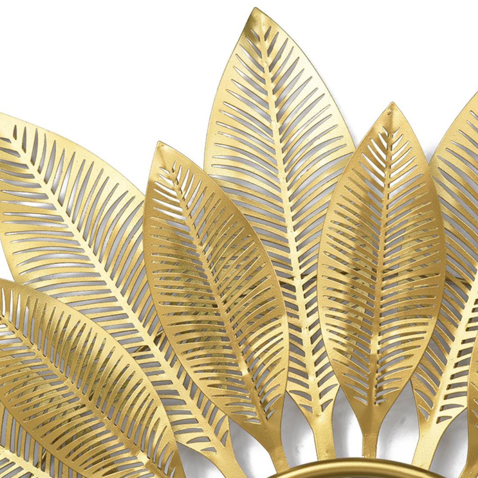 Sztuka dekoracji ścian i metali 3D Okrągłe Złote Lustro Ścienne Do Salonu 80 cm x 80 cm Dekoracyjna Dekoracja Ścienna Złote Lustro Do Przedpokoju, Jadalni
