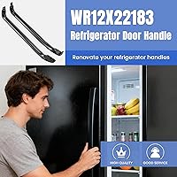 Vista 5 de AMI PARTS WR12X22183 Manija de puerta de refrigerador (negro) Sustituye WR12X11008 WR12X11009 WR12X20142 3290412 AP5948588 PS9494525 EAP9494525