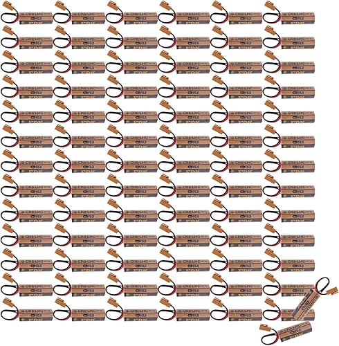 Paquete de 80 baterías de litio CR8.LHC 3V 2600mAh para Fuji FDK CR8.LHC 17430, batería Toto CR8-LHC con enchufe marrón