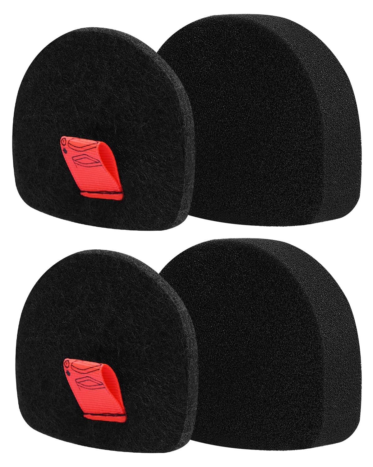 KEEPOW Vacuum Filters Compatible with Shark UltraCyclone Pet Pro Plus Cordless Handheld Vacuum, 2 Pack Filter Replacement for Shark CH901 CH950 CH951 CH951C CH900WM XL Dust Cup Filter, Part #XFTRCH900