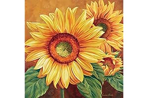 DIAMOND ART CLUB WE ARE SUN Painting Kit: Floral Sunflower