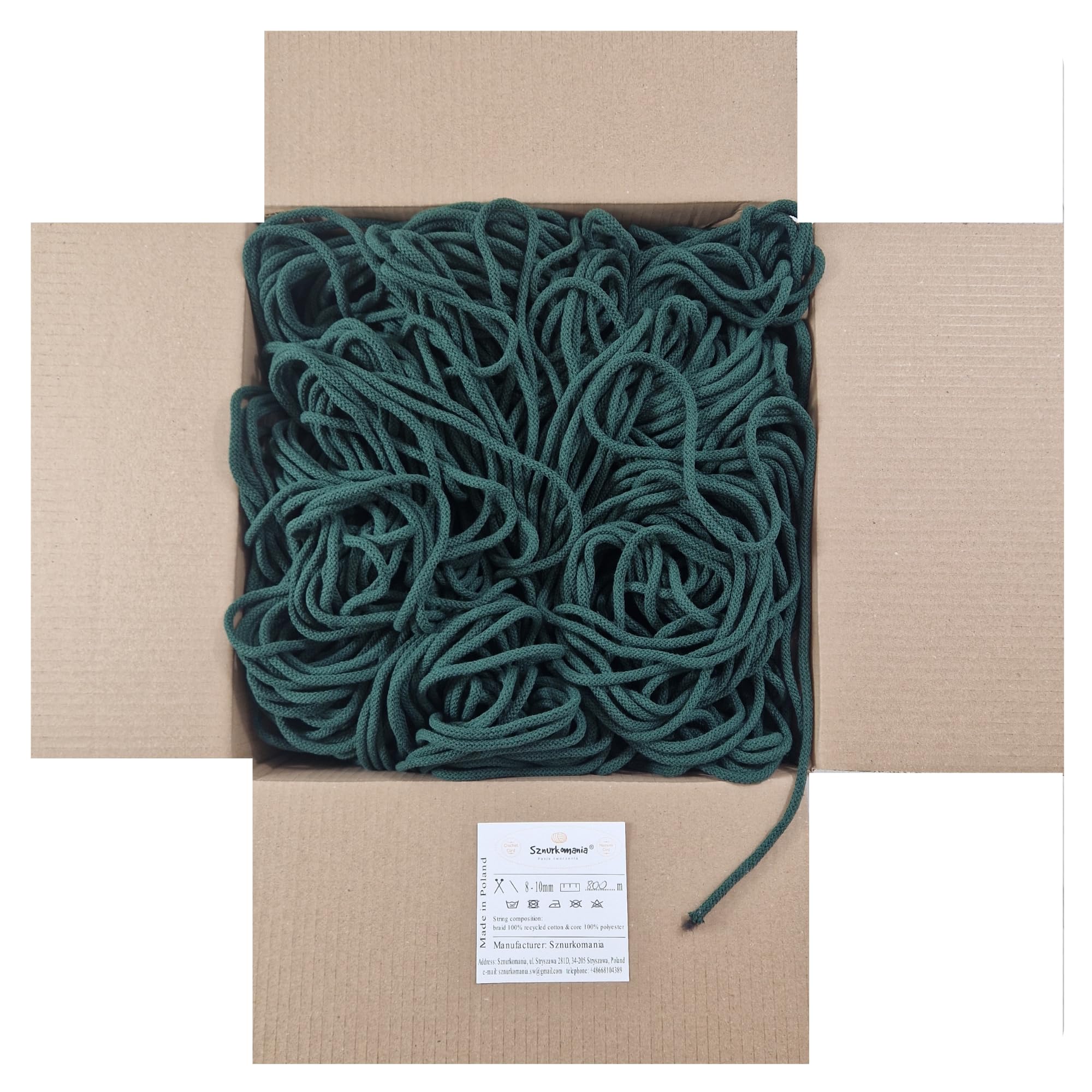 Cordon en coton 5mm sans raccord de 800m pour réussir vos grands projets de macramé