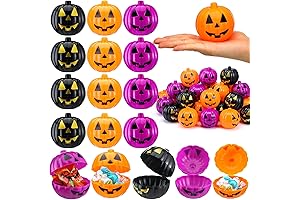 Lallisa Halloween Pumpkin Storage Box (60 Pcs)