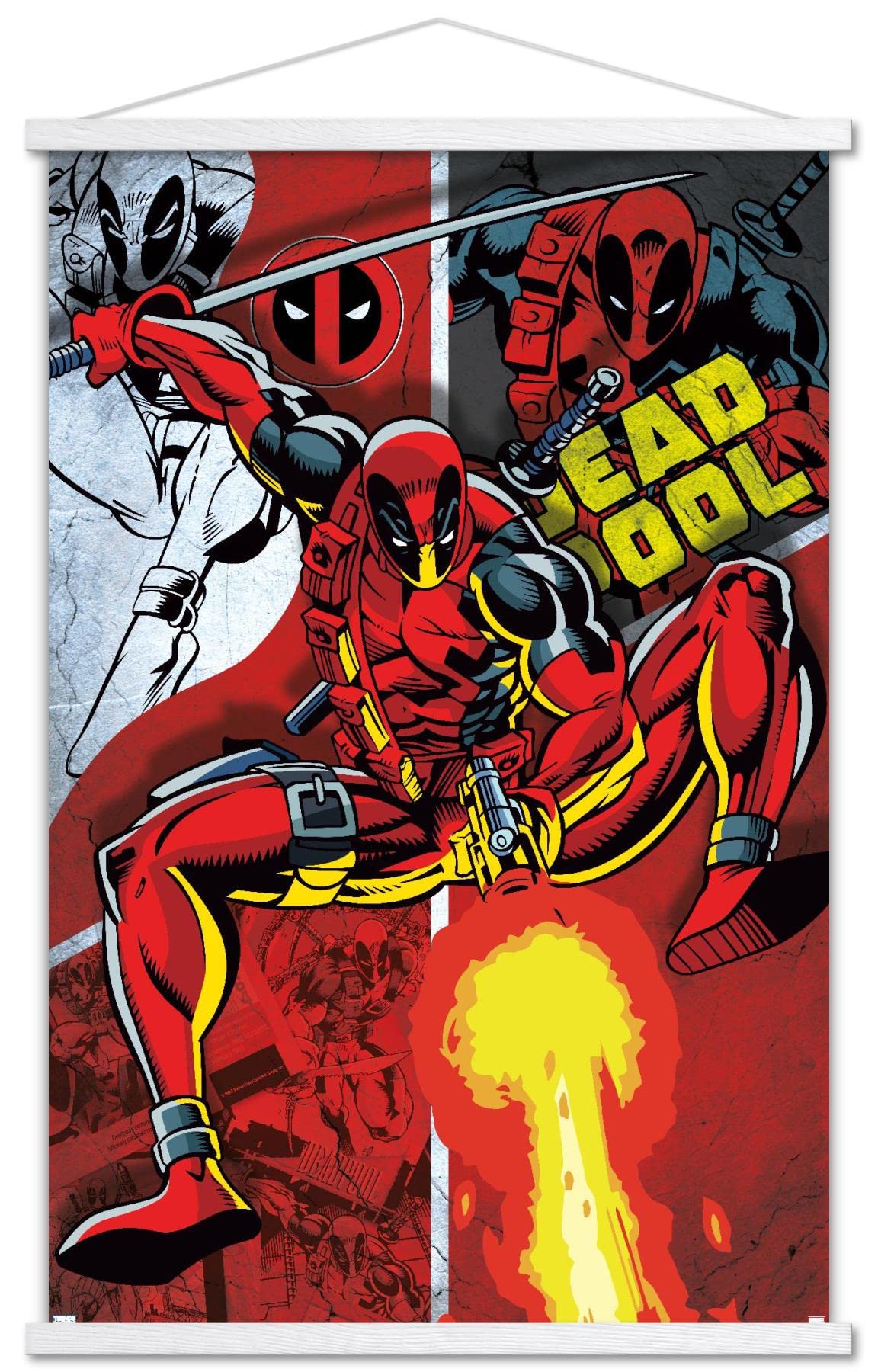 Grupo Erik Poster DeadPool Y Lobezno 3 - Laminas decorativas 61x91,5cm a todo color | Posters para pared ideal decoración habitación Grupo Erik Poster DeadPool Y Lobezno 3 - Laminas decorativas 61x91,5cm a todo color | Posters para pared ideal decoración habitación