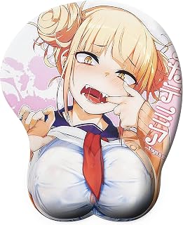 3D Anime Wrist Support Mousepad Cross my body Silicone Breast Mouse Pads Soft Wrist Rest Cartoon MousePad Oppai Mouse Pad Butt Fashion Gift Home Gamer PC Accessories