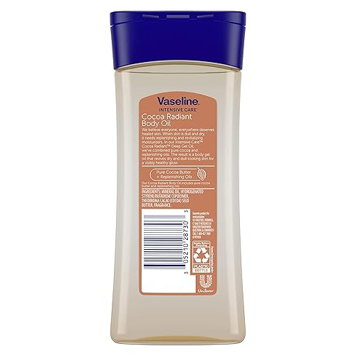 Miniatura 6 de Vaseline Intensive Care Aceite de gel corporal, cacao radiante, 6.8 onzas