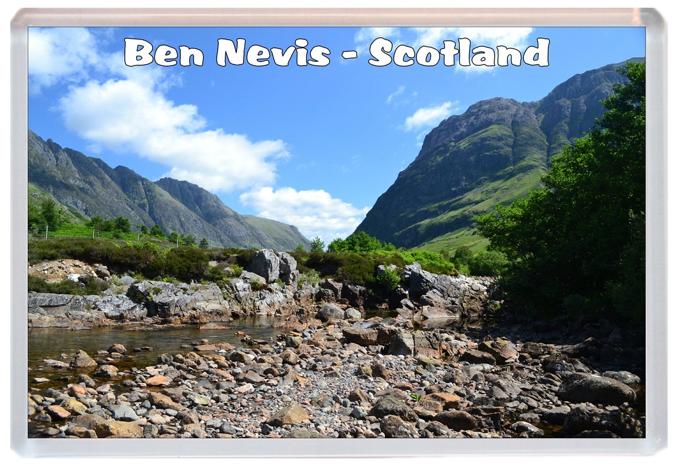 Baked Bean Store Ben Nevis - Scotland - Jumbo Fridge Magnet Bbsm33
