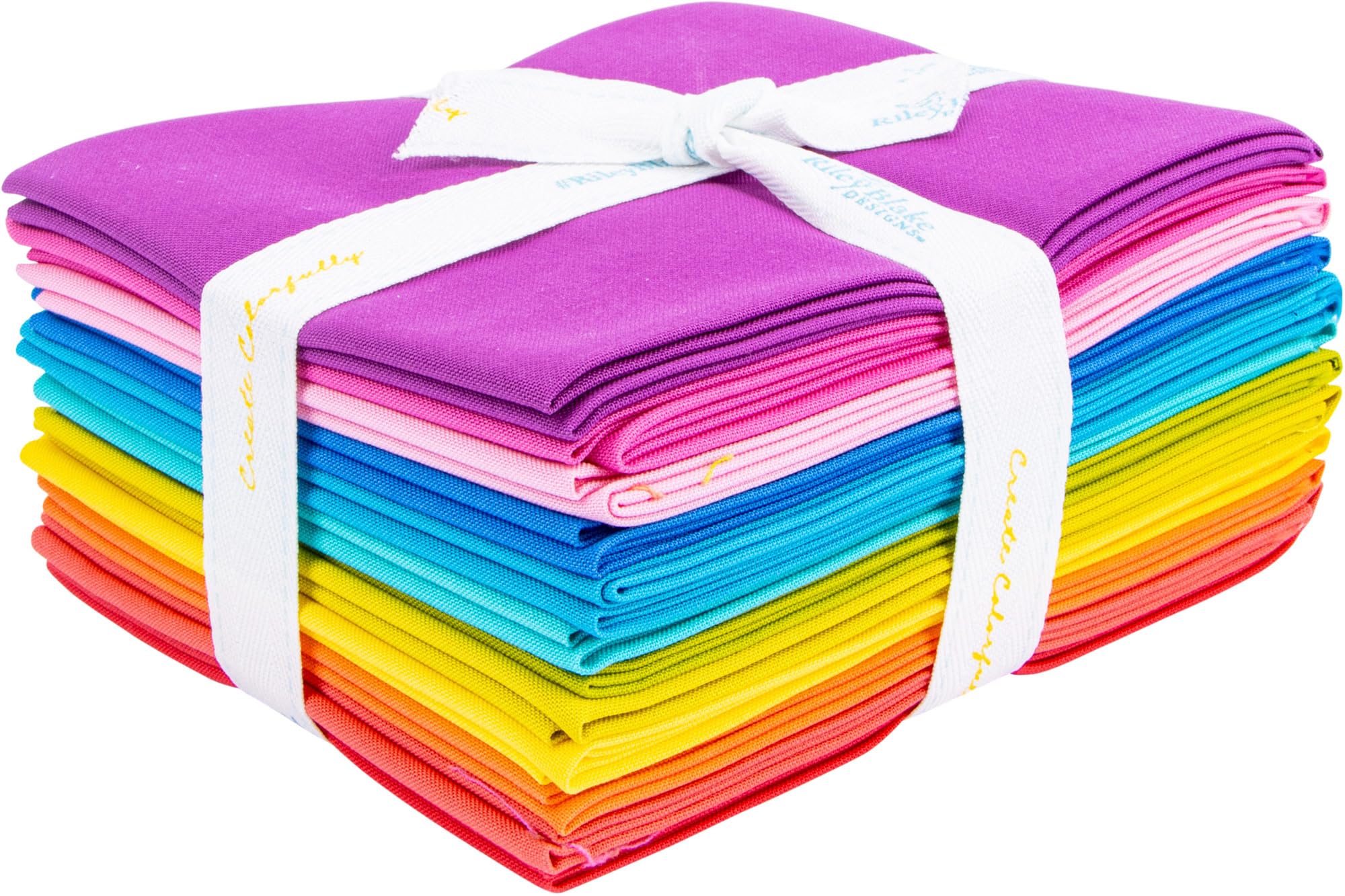 Riley Blake Designs Assorted Confetti Cotton Solids Sassy 12 Fat Quarters Fq-Sas120-12