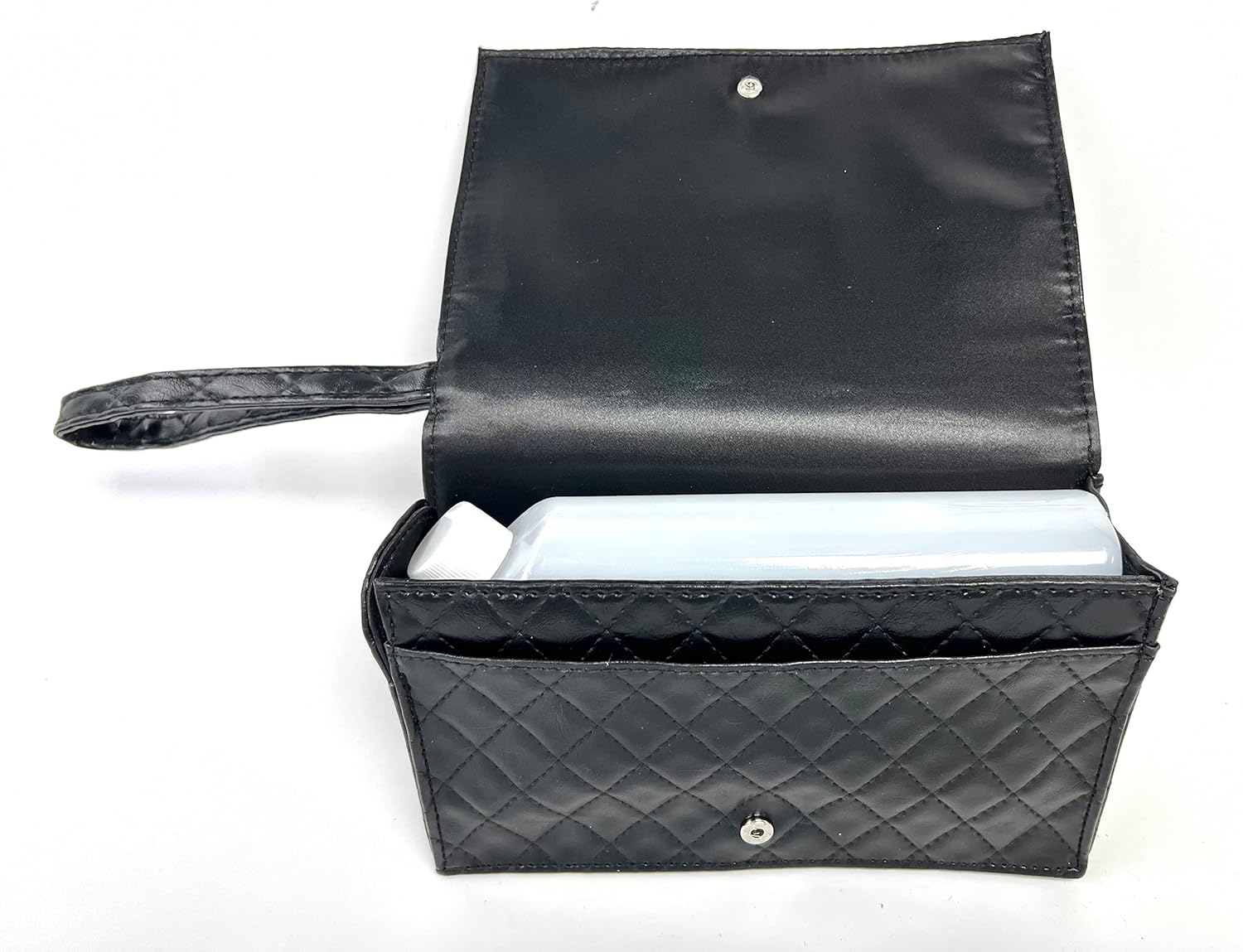 Binocktails Clutch Purse with Hidden Flask (Black), Holds 26 oz (800 ml