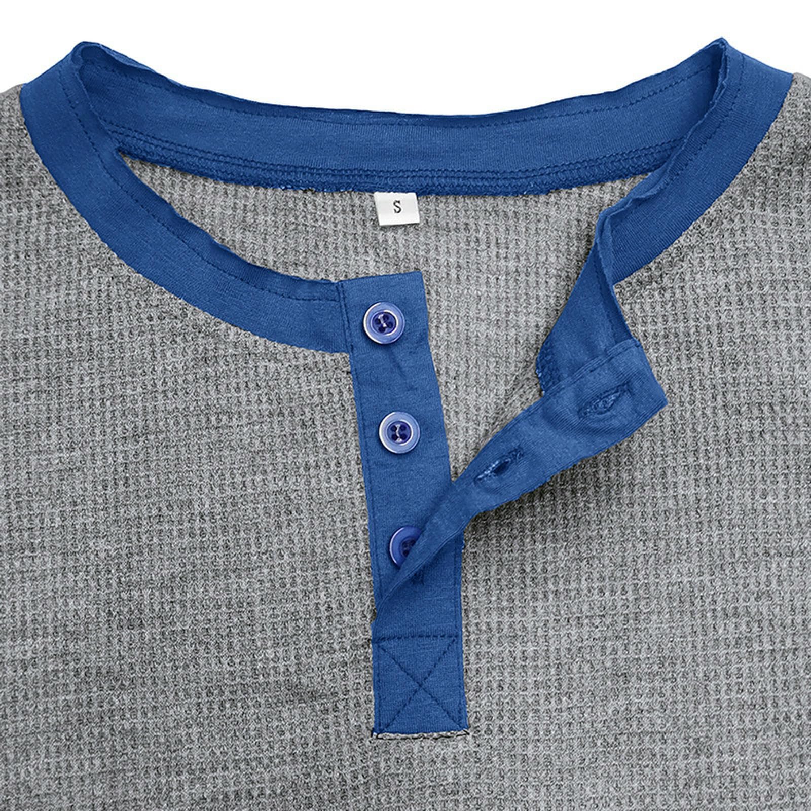 Męskie T-shirty Męska koszula z długim rękawem na guziki – codzienna koszula golfowa w stylu vintage, regularny krój, miękka, oddychająca, lekka odzież robocza i top na siłownię