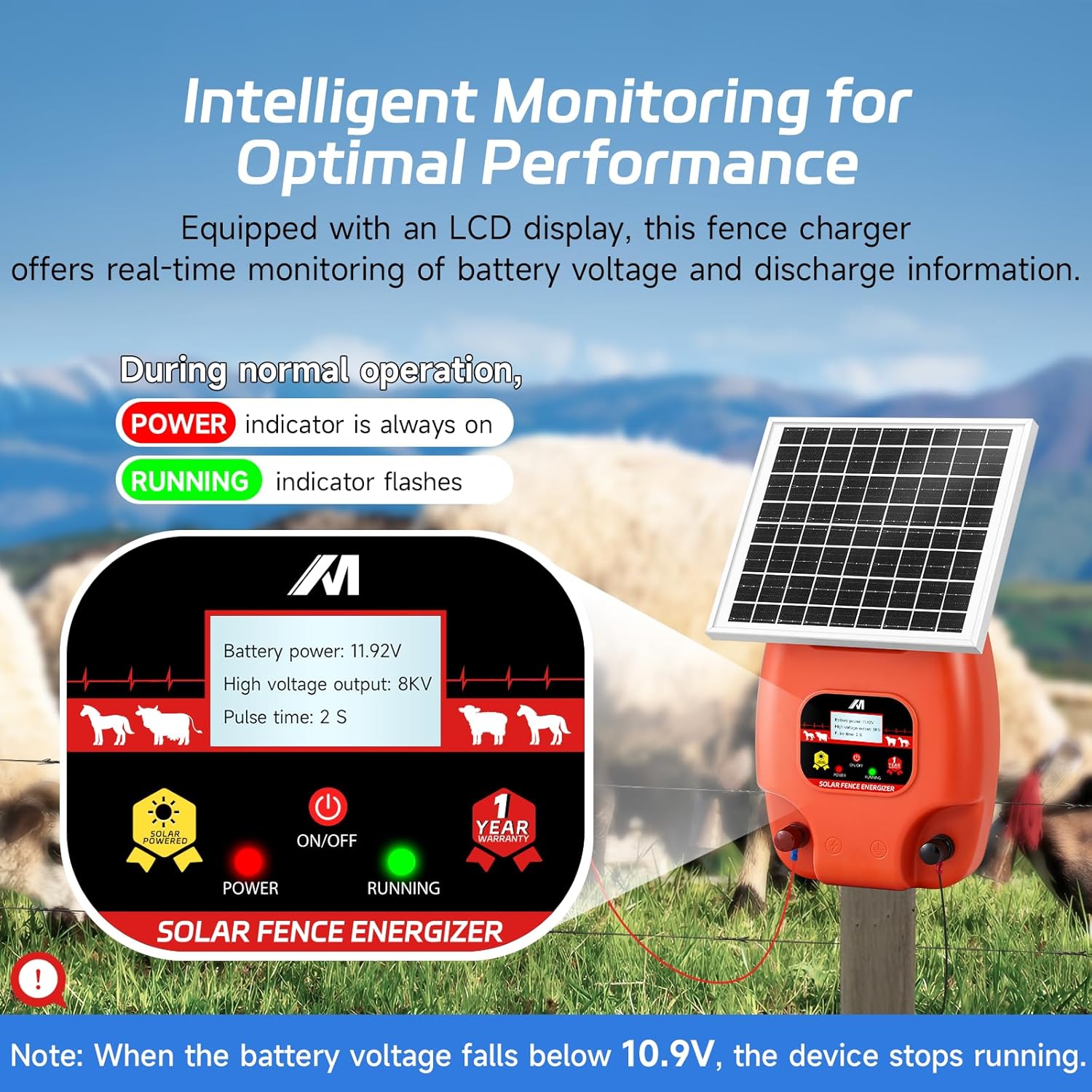 Solar Charger Solar Electric Fence Charger – Joule Energizer
