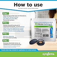 Vista 5 de advion 68663 Arena - Estación de cebo para cucarachas (12 unidades), color blanco