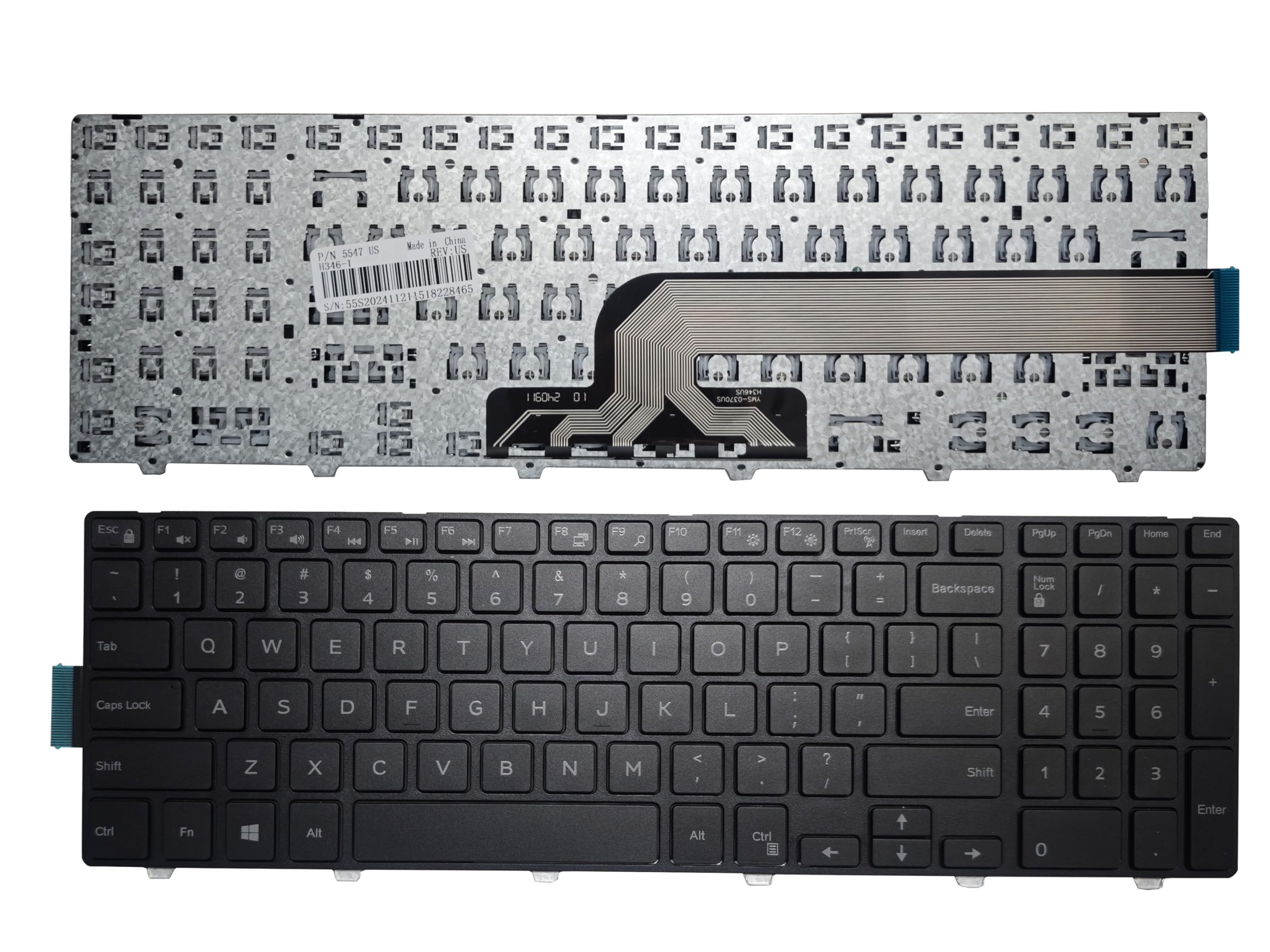 キーボード Dell Inspiron 7557 i7-4720HQ / RAM 8GB Amazon.com: New Laptop Replacement Keyboard Fit Dell Inspiron 17