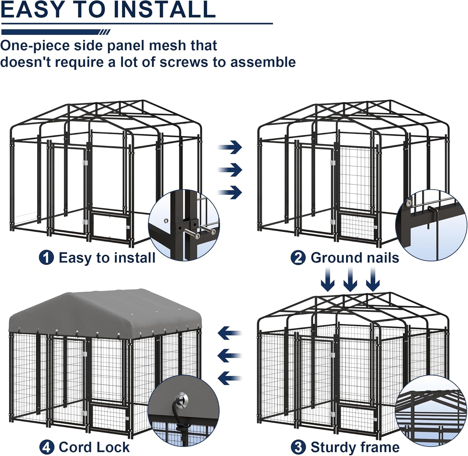 Ultimate Comfort: Review of the 6X6FT Heavy Duty Dog Kennel for Your Furry Friend