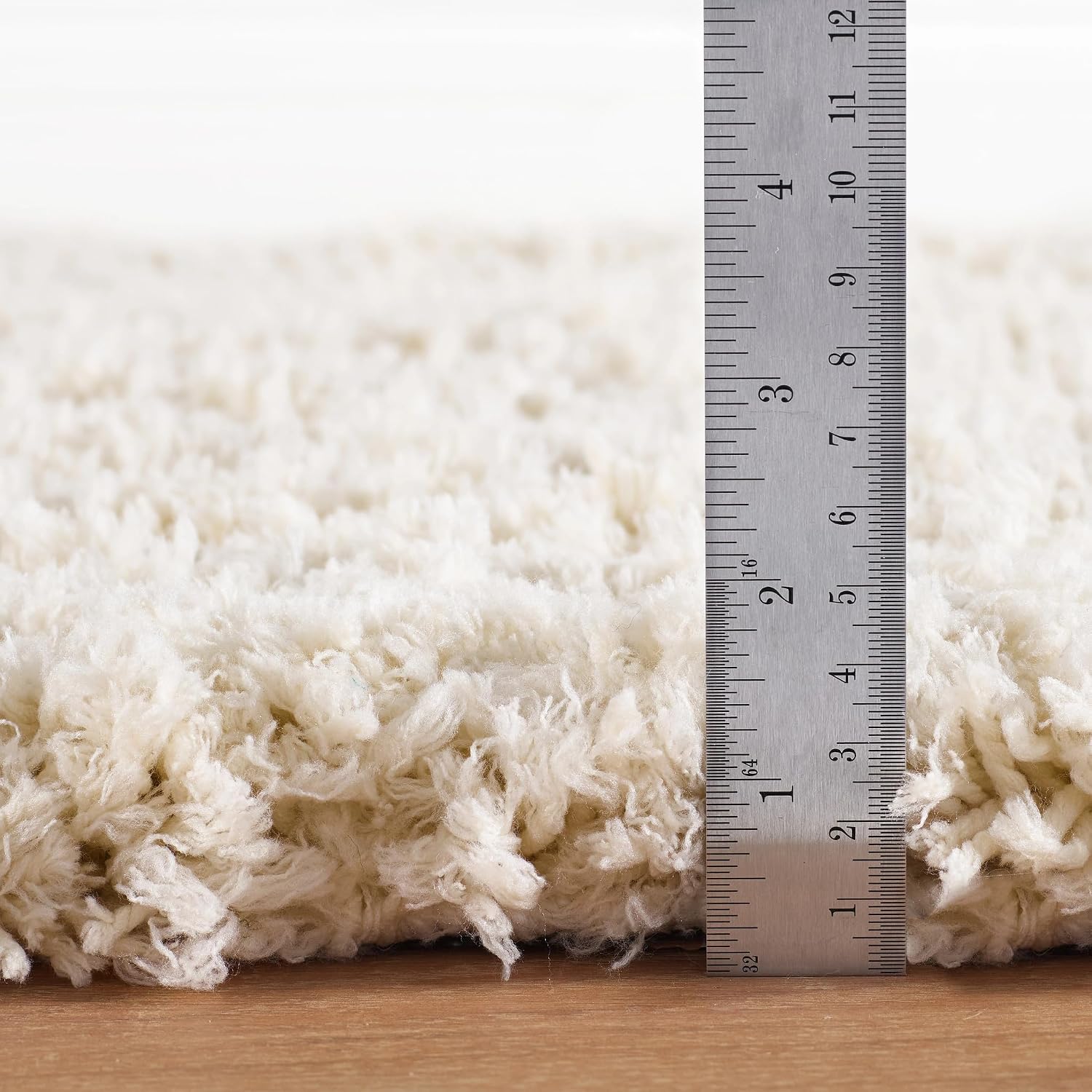Dash and Albert Kodiak Ivory Handwoven Hand Microfiber Rug, 5 X 8 Feet, Ivory Solid Pattern - Premium Luxury Hotel Quality Soft Breathable Hypoallergenic Machine Washable Easy Care All Season