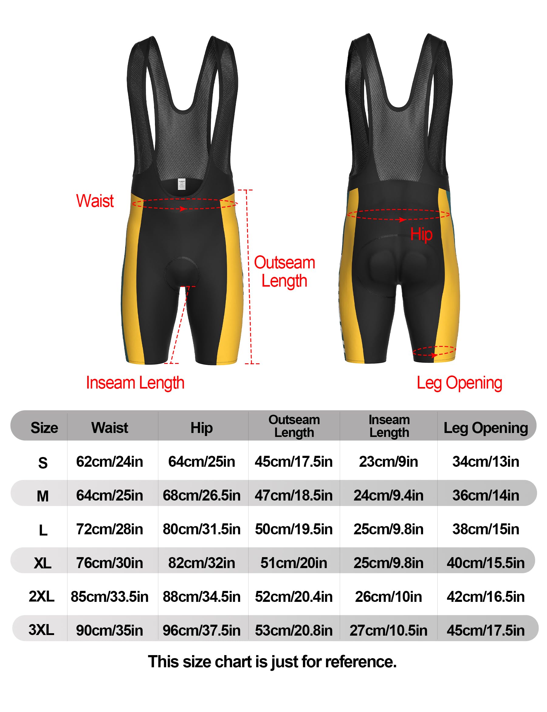 INBIKE Completo Ciclismo Uomo Estivo Maglia Ciclismo Salopette Bici da Strada Imbottite 3D Maglia MTB Asciugatura Rapida