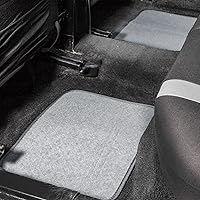 Vista 8 de FH Group Alfombrillas para automóvil, ajuste universal, combo de fundas de asiento de automóvil pequeñas, alfombrillas protectoras de alfombra gris