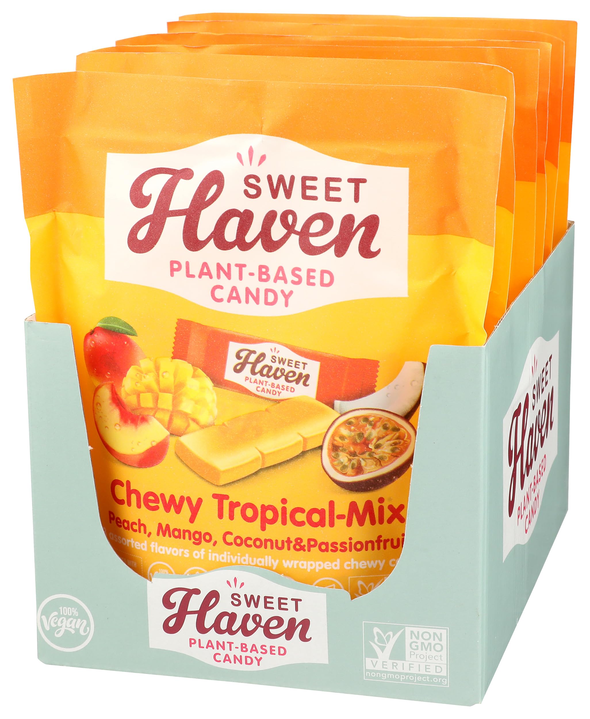 Amazon.com : Sweet Haven Plant-Based Candy, Chewy Tropical-Mix