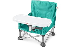 Bright Starts Pop 'N Sit Portable High Chair for Simple Dining Indoors and Outdoors