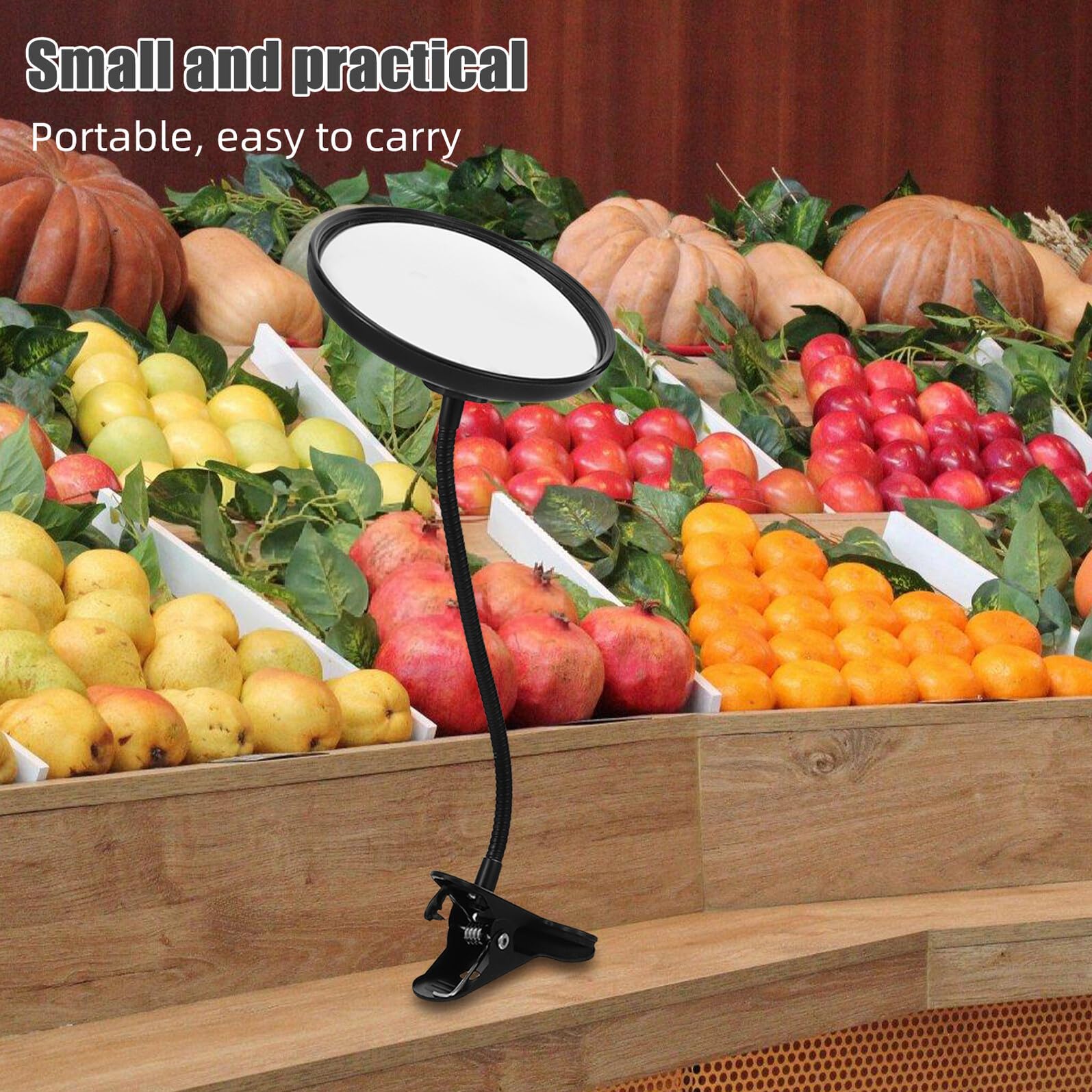 Cabilock Miroir Convexe de Supermarché pour Angles Morts Miroir Inspection Angle pour Surveillance Magasin École et Parking