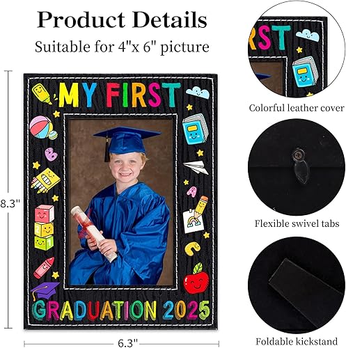 Vista 57 de PETCEE Regalos de graduación de jardín de infantes – Marco de fotos de graduación de jardín de infantes 2025 de 4 x 6 pulgadas, marco de fotos