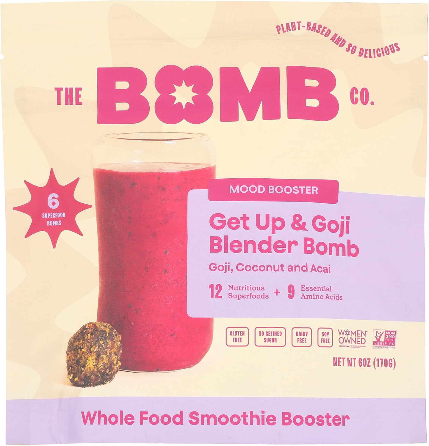 Blender Bombs Goji, Coconut and Acai Smoothie Booster, 6 OZ
