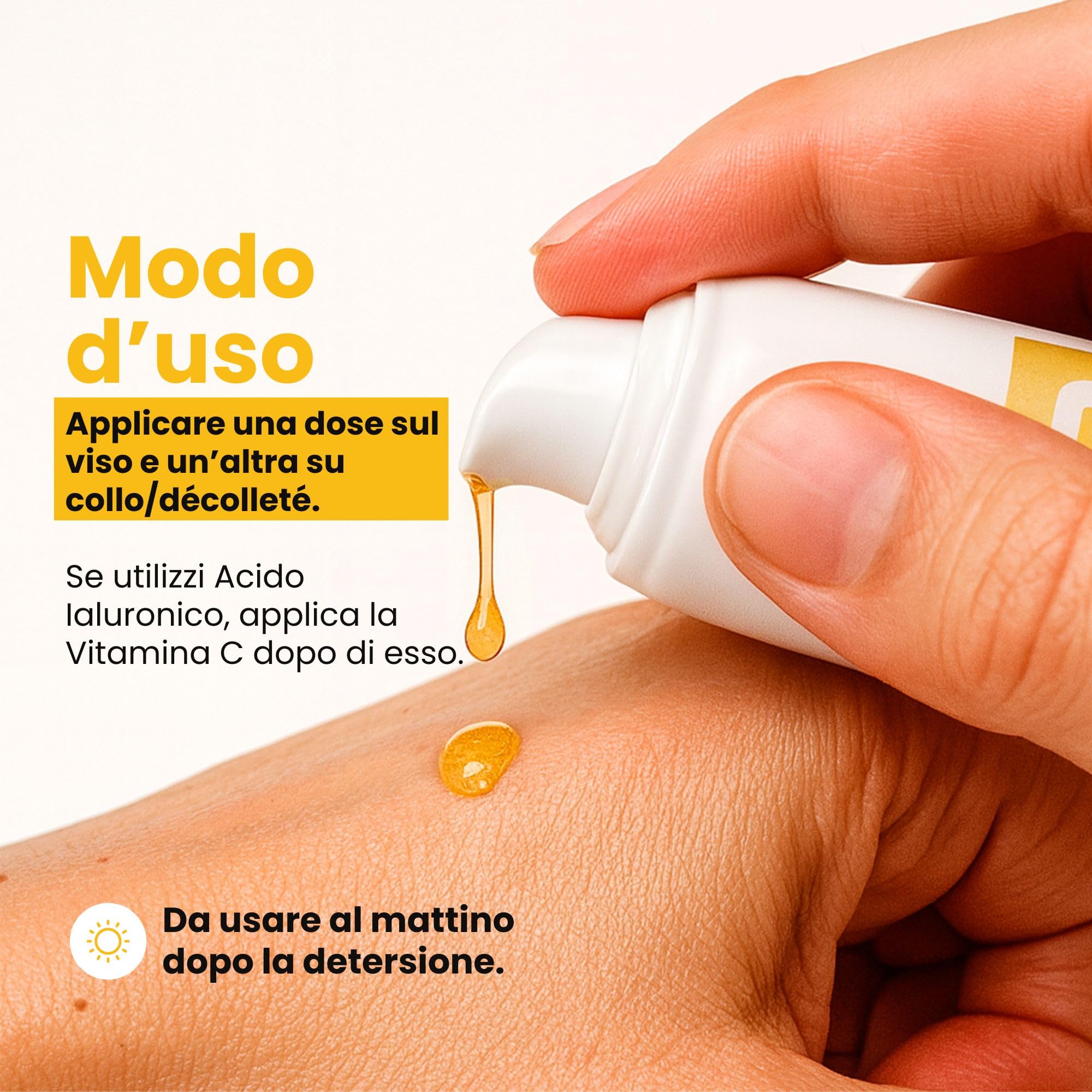 LaLuz by Lourdes Moreno I Siero viso Vitamina C Antiossidante e Rassodante I Siero Viso Illuminante Antirughe e Antimacchia I Skin care serum Adatto a Tutti i Tipi di Pelle, Anche Sensibili | 30 ml
