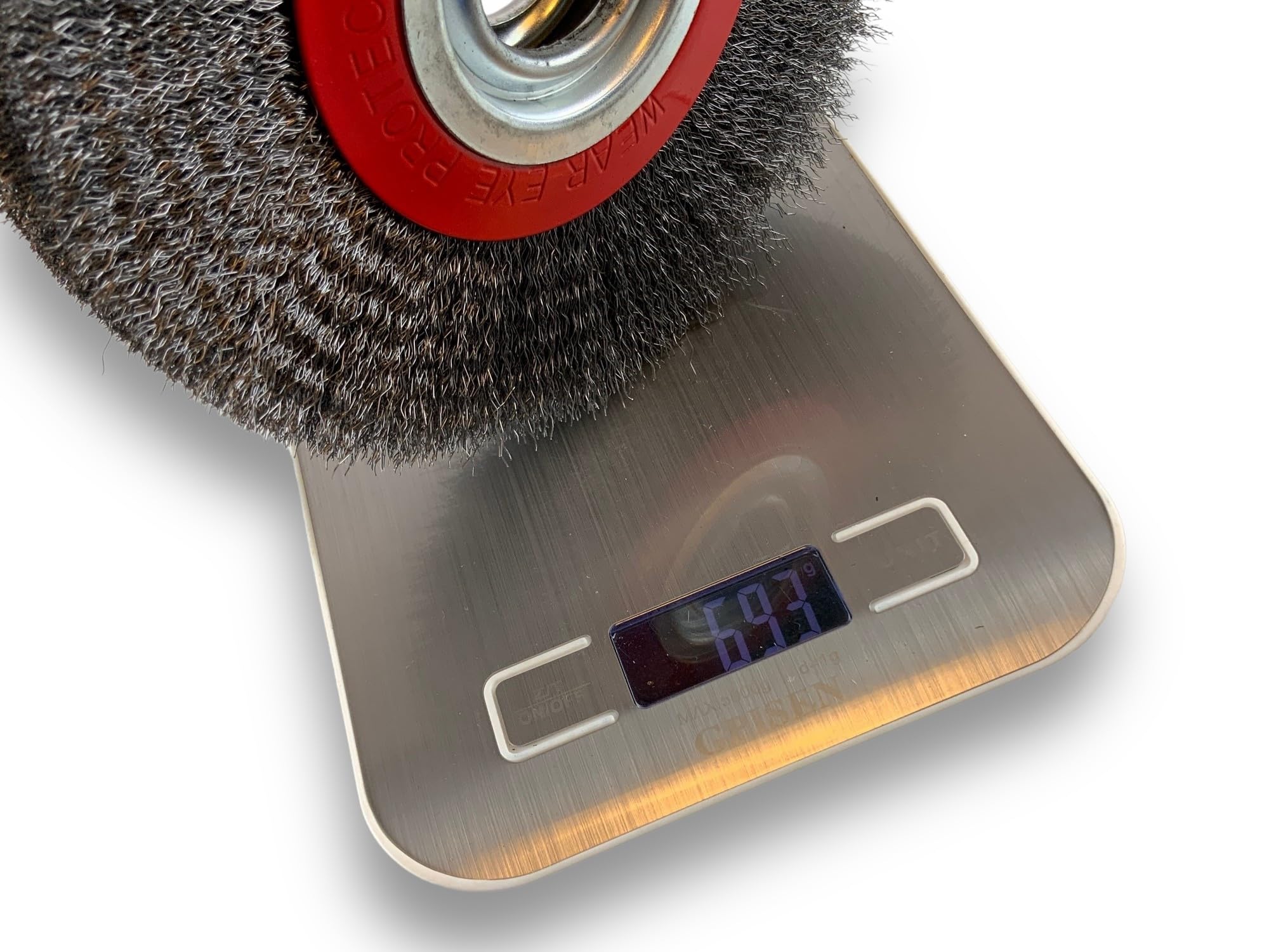 Kibros Brosse circ. touret ACIER fil dur Ø 175 mm 2 rangs
