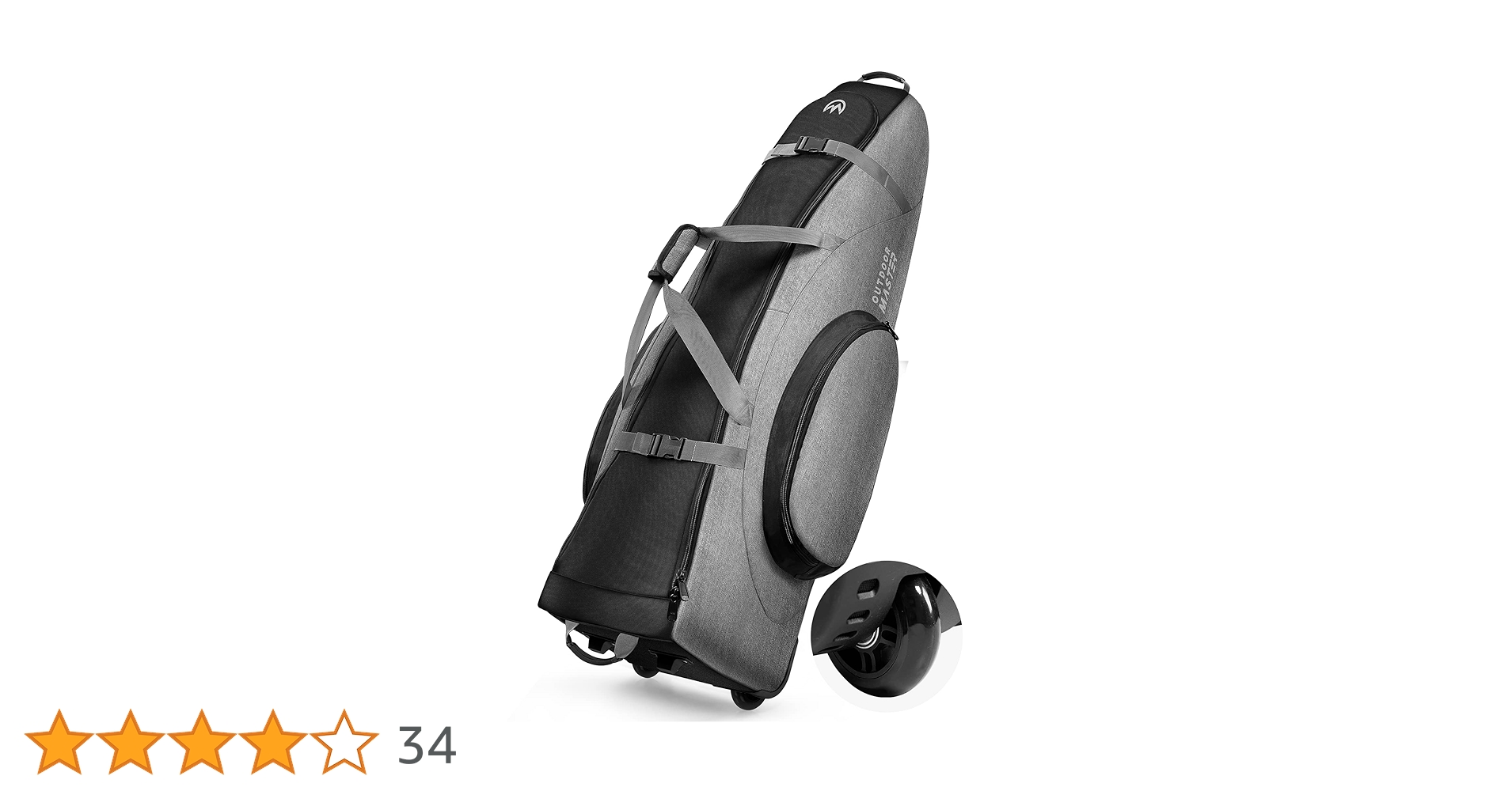 Amazon | ゴルフバッグカバー 【キャスター付き・高密度900Dナイロン