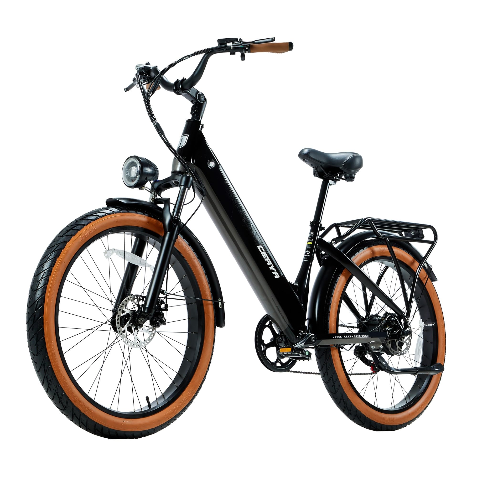Ficyacto Elektrofahrräder 26 Zoll E Mountainbike 3.0