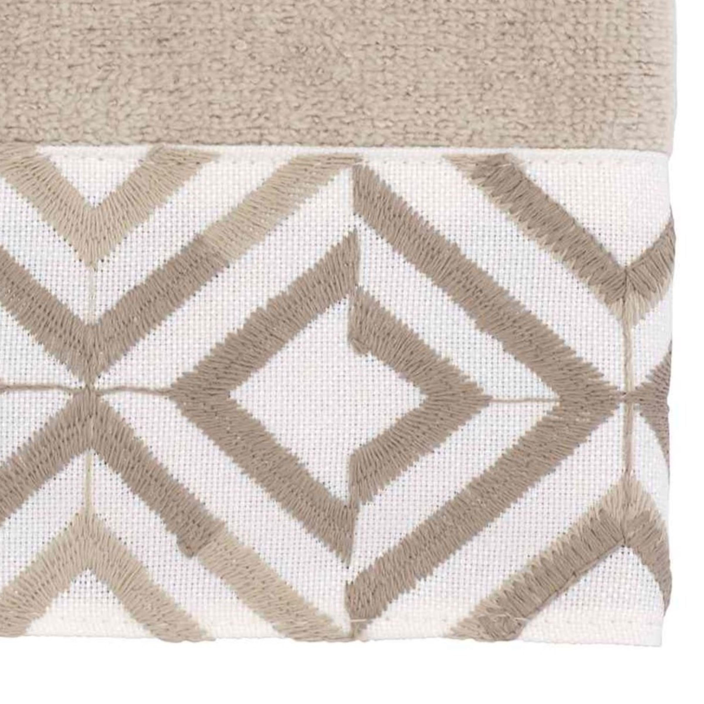 Avanti Linens - Fingertip Towel, Soft & Absorbent Cotton (Harlow Collection, Linen)