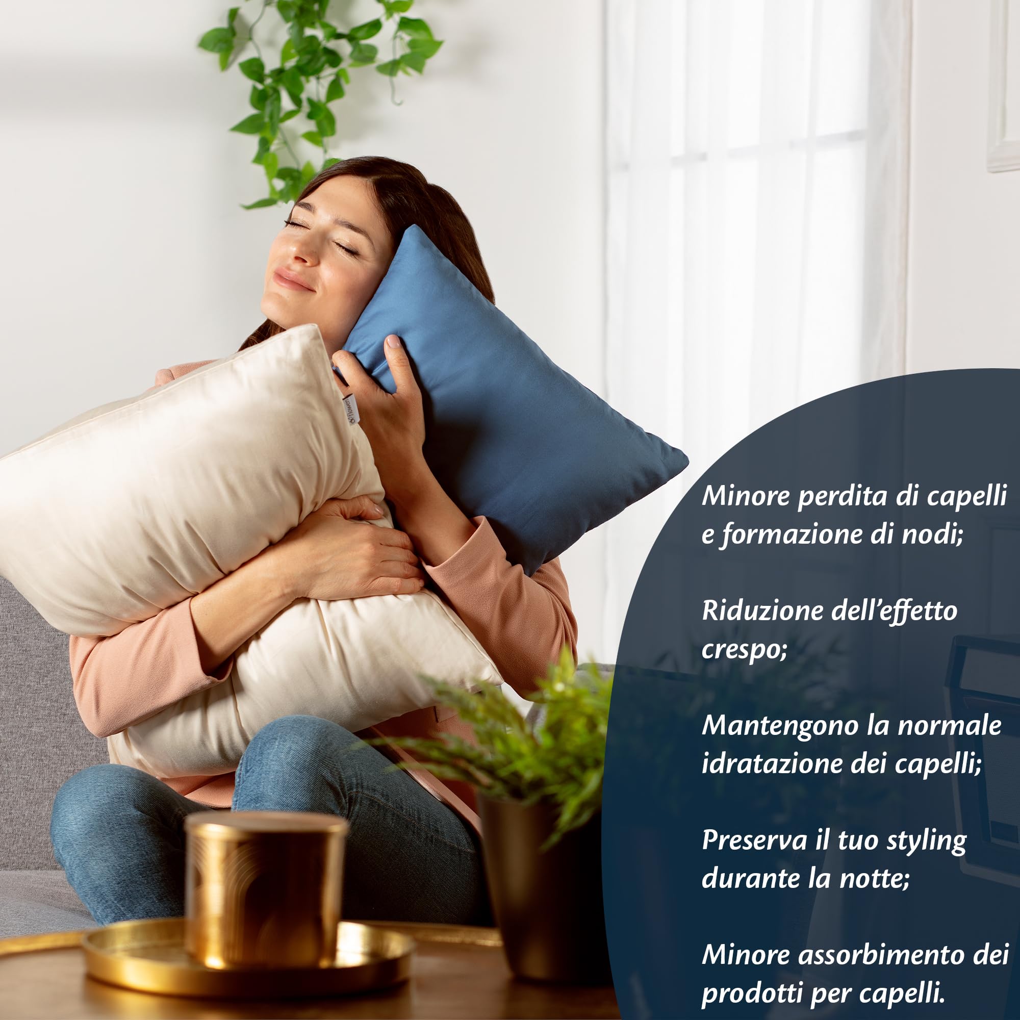 Flowen Federe Cuscini Letto Matrimoniale e Singolo 40x80 Set 2 Copricuscini 100% Cotone Effetto Seta Tessuto Morbido Anallergico Antiacaro Traspirante Coppia Fodere Rettangolari Lavabili in Lavatrice
