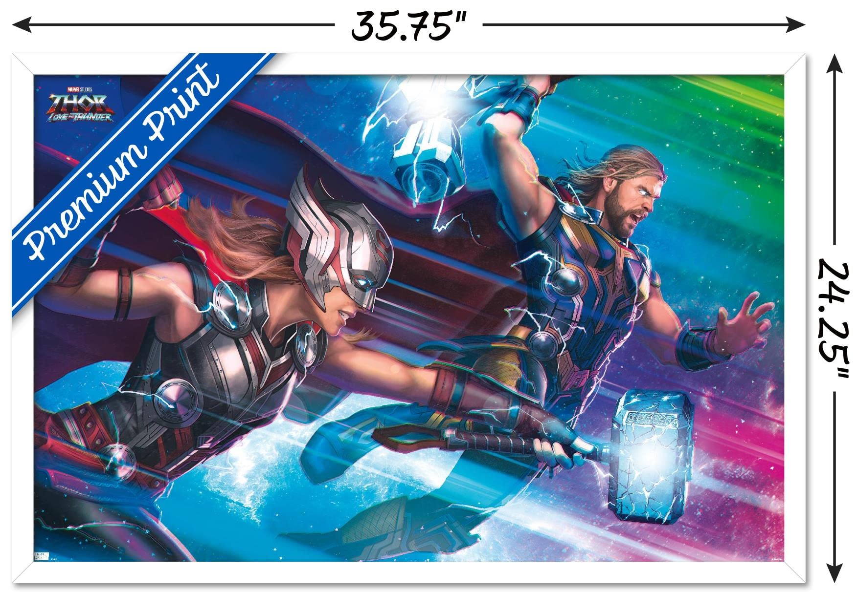 Amazon.com: Marvel Thor: Love and Thunder - Bifrost Wall Poster