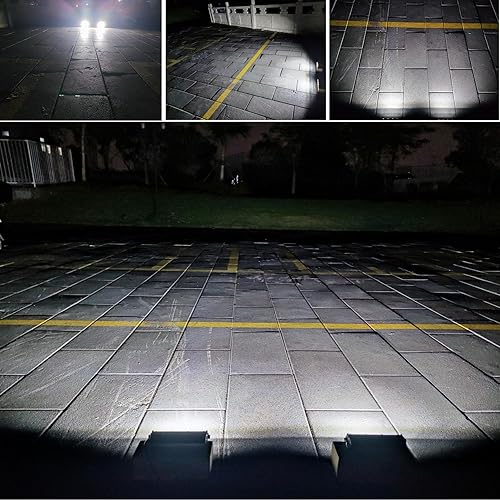 Miniatura 6 de STDYSUN - Barra de luces LED antiniebla de conducción todoterreno ultra delgada de una sola fila, 2 piezas de 17.8 cm, impermeables, luces de