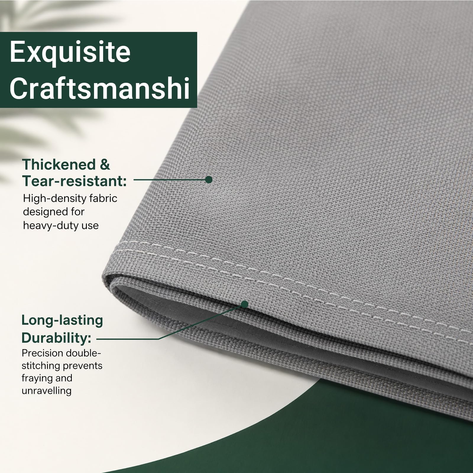 Hollywoodschaukel Sitzfläche Ersatz, Hollywoodschaukel Sitzbezug, Gartenstuhl Sitzbezug, 900D Oxford Gewebe Wasserdicht Reißfest für 2&3 Sitzer, Grau,148*50*50cm