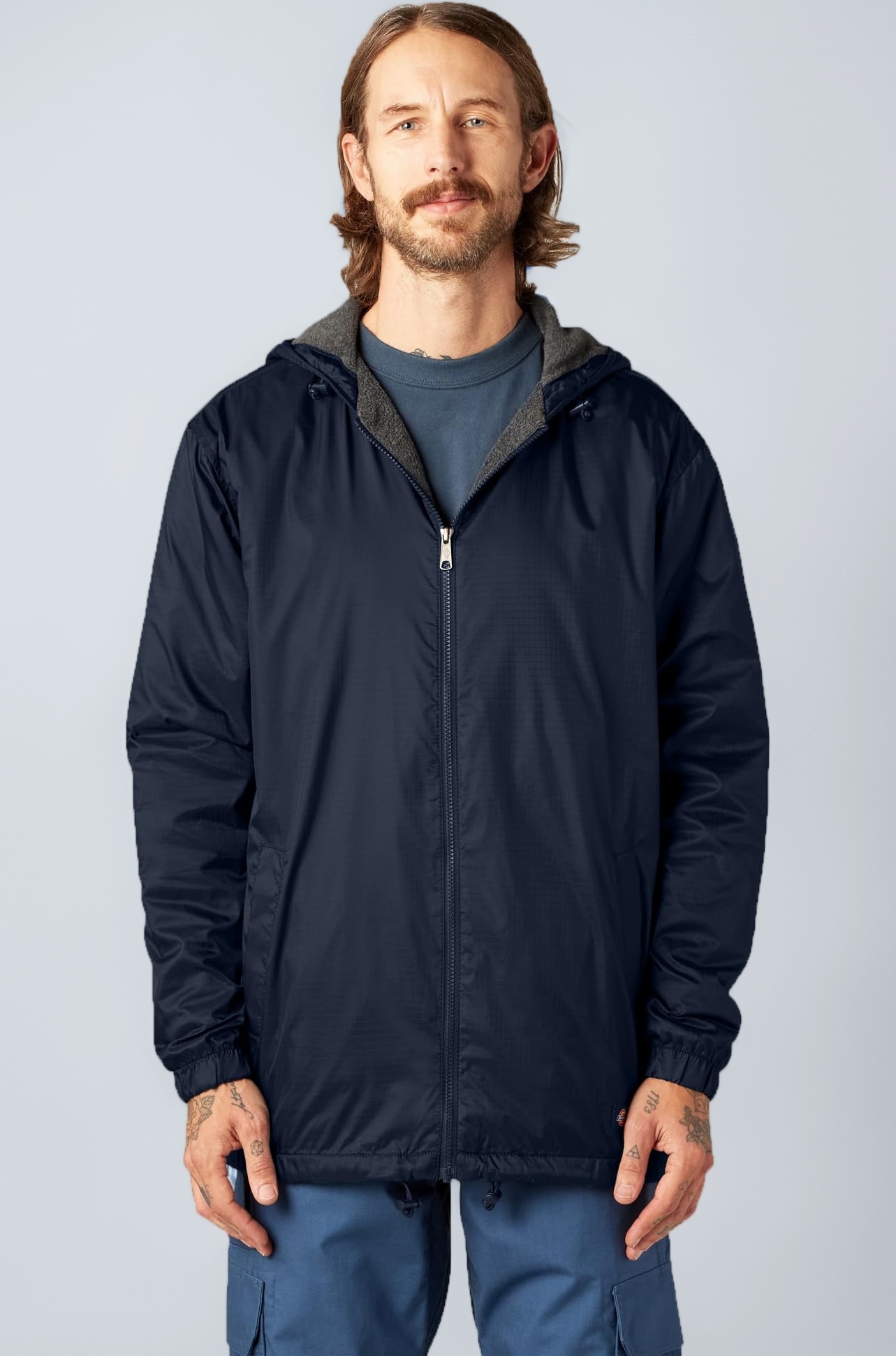 Men's Fleece-Lined Hooded Jacket