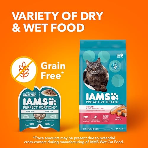 Miniatura 10 de IAMS Perfect Portions - Alimento húmedo saludable para gatos sin granos paquetes variados 12 y 24 unidades