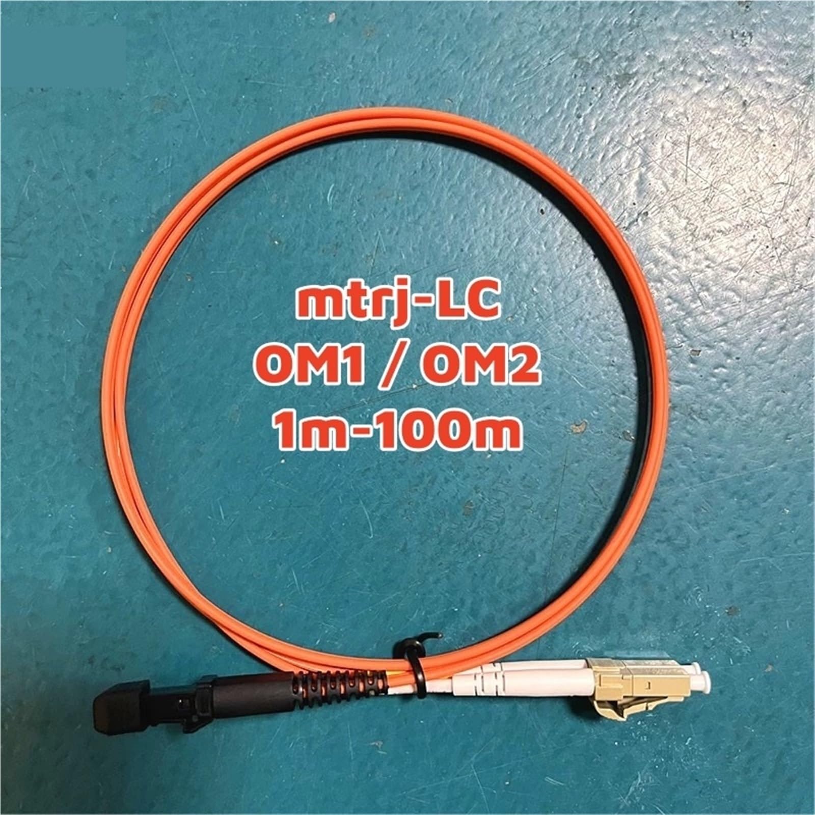 Cordon de brassage fibre optique MTRJ OM1 OM2, câble de raccordement optique duplex femelle MTRJ-LC multimode DX(Ask us-customized)