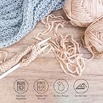 LIHAO Pack of 30 Acrylic Yarn for Crochet Assorted Colors Knitting Crochet Yarn Kit for Beginners Starter Kit - 30g/Skein