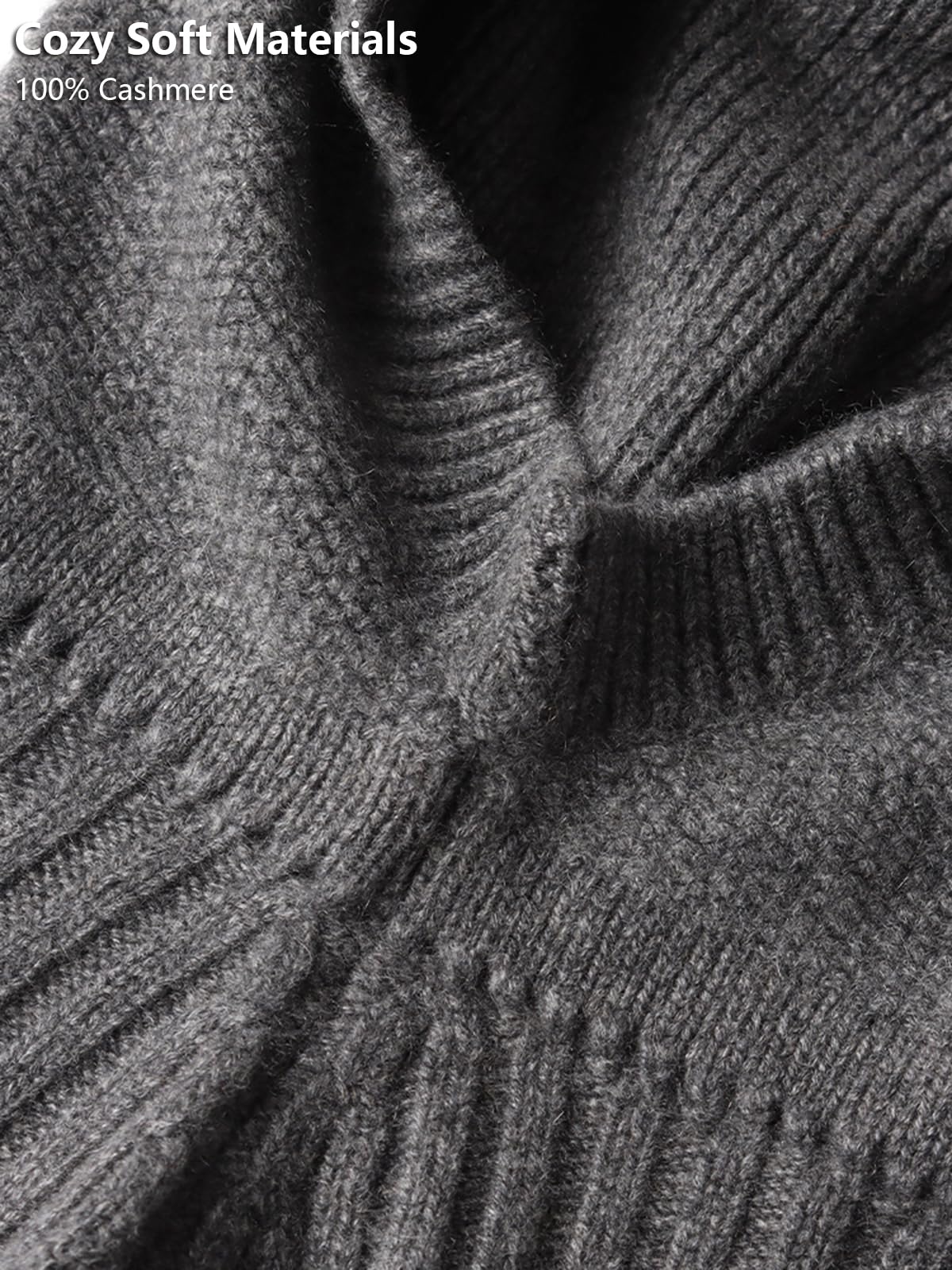 Cagoule Cachemire Femme YUONNY Echarpe à Capuche En 100% Cachemire, Femme Homme Cagoule Femme Cachemire