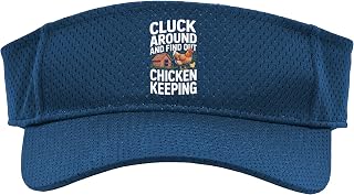 Cluck Around and Find Out Chicken Keeping Sport Sun Visor