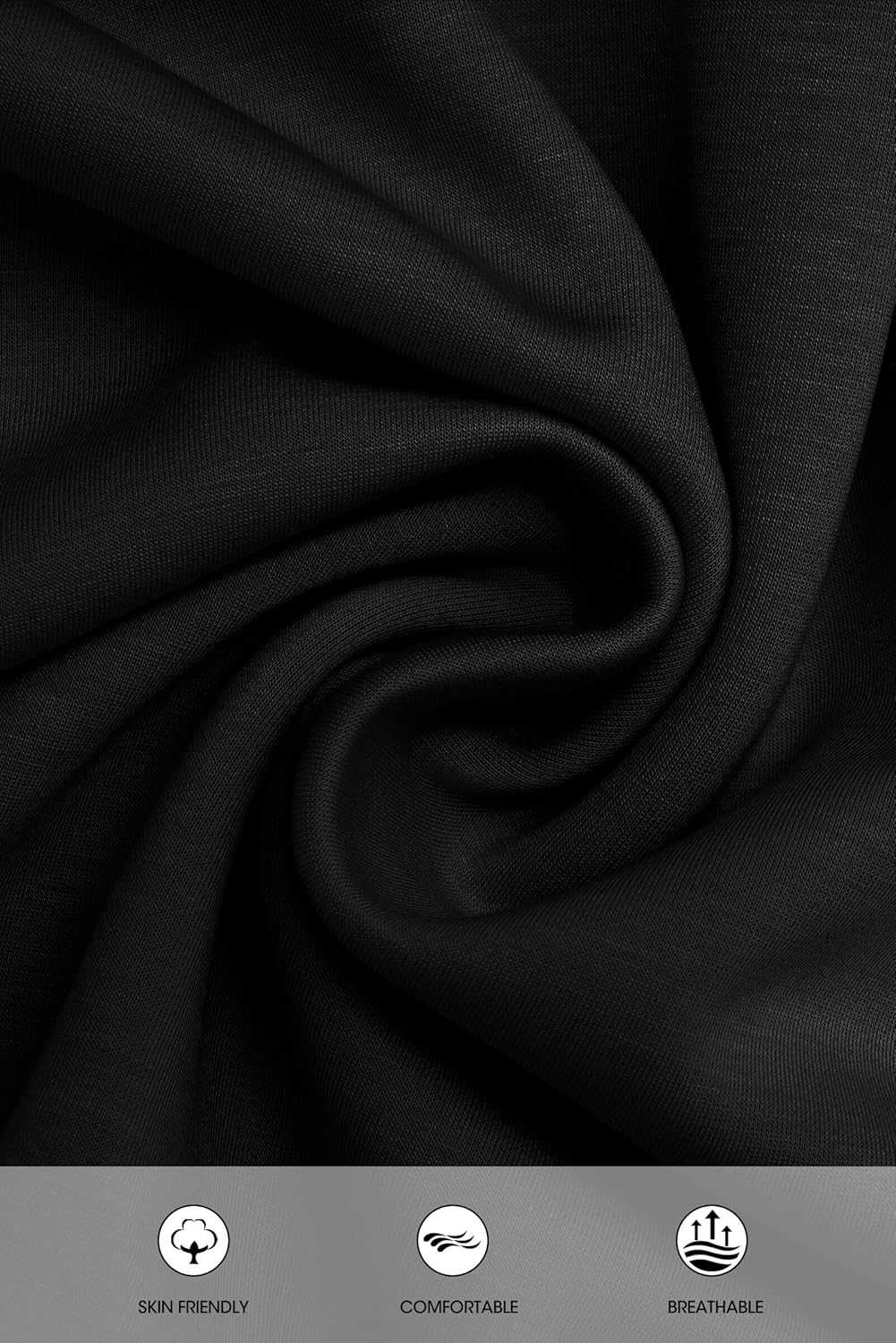Nmoder Midi Dresses for Women A-Line Fit and Flare Dress 3/4 Sleeve V Neck Cocktail Wedding Guest Work Dress with Pockets