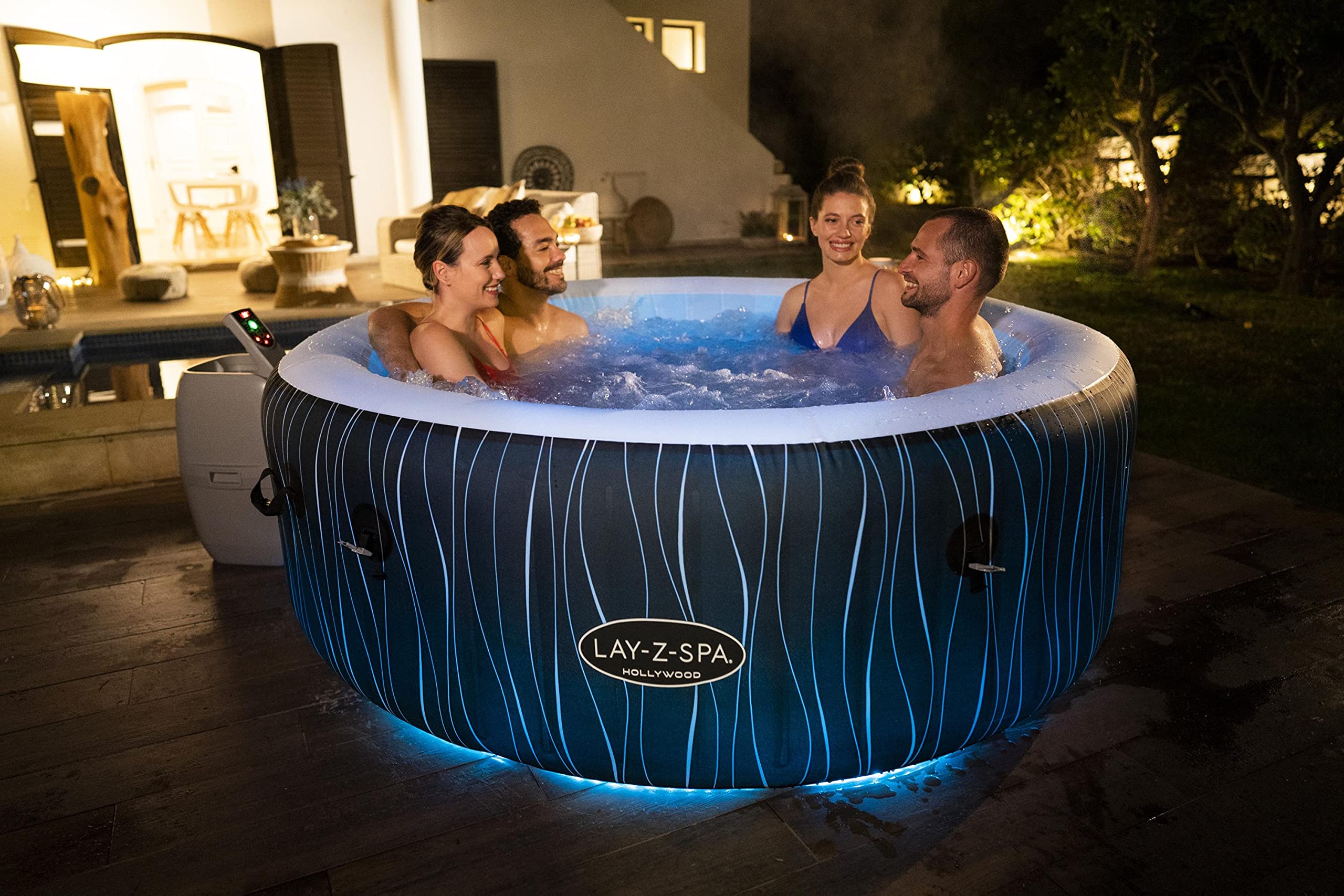 Bestway LAY-Z-SPA® Hollywood Airjet™ 196 x 66 cm, 4-6 personnes