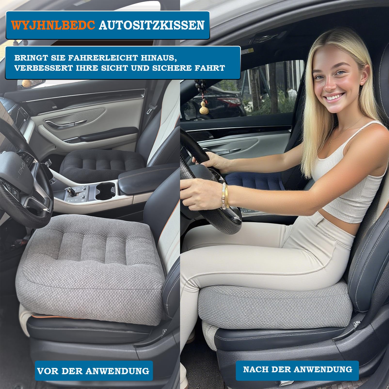 Cojín/Almohada para asiento 50x50x15CM para silla de oficina, asiento/elevación para auto para mesa de comedor Sillas/Silla de oficina/Silla de ruedas/Sillas de jardín Cojín para espalda